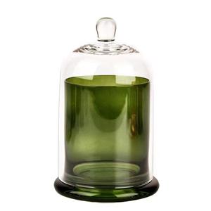 Domed glass candle cloche jar bell shaped glass cover candle, 103mm dia.x 160mm h Domed glass candle cloche jar bell shaped glass cover candle, 103mm dia.x 160mm h