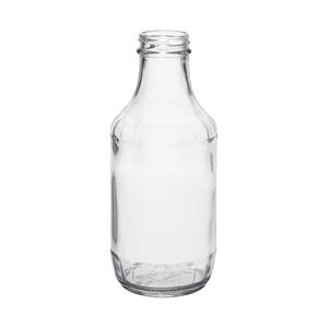 Clear glass decanter bottle, 76.962mm dia.x 182.88mm h