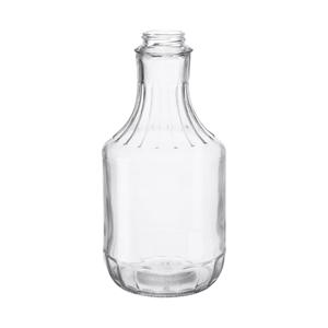Clear glass decanter bottle, 105.156mm dia.x 211.582mm h