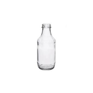 Clear glass decanter bottle, 77mm dia.x 183mm h