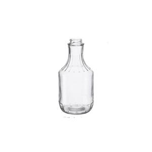 Clear glass decanter bottle, 105mm dia.x 211mm h