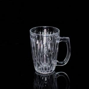Glass beer cup, 81mm dia.x 117mm h