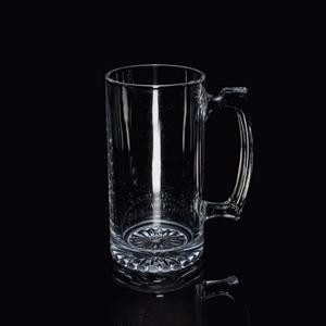Glass beer cup, 93mm dia.x 180mm h