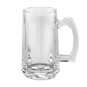 350ml custom glassware beer glass cup dimple beer mug with handle, 75mm dia.x 146mm h