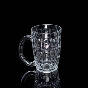 Glass beer cup, 84mm dia.x 120mm h