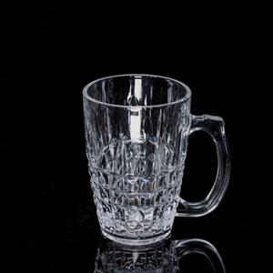 Glass beer cup, 81mm dia.x 117mm h