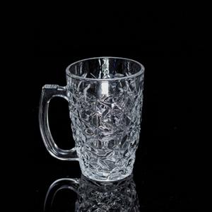 Glass beer cup, 81mm dia.x 117mm h