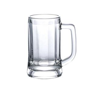Wholesale good quality vertical ridge custom logo luxury glassware cup, 75mm dia.x 141mm h