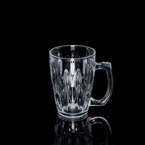 Glass beer cup, 81mm dia.x 117mm h