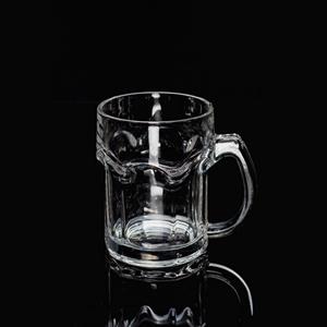 Glass beer cup, 94mm dia.x 123mm h