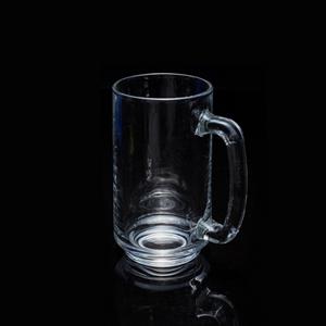 Glass beer cup, 75mm dia.x 136mm h