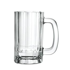 German beer steins glass tankard cheap glass beer mug handles, 80mm dia.x 145mm h