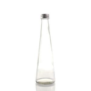 Cone shaped glass juice bottle 330ml, 30mm,30-415, 66mm dia.x 260mm h Cone shaped glass juice bottle 330ml, 30mm,30-415, 66mm dia.x 260mm h