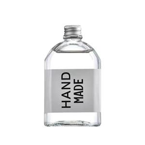 Flat glass juice bottle 200ml,31mm,31-415, 78mm dia.x 140mm h Flat glass juice bottle 200ml,31mm,31-415, 78mm dia.x 140mm h