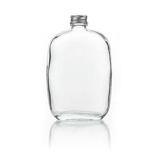 Glass drink bottle, 92mm dia.x 147mm h