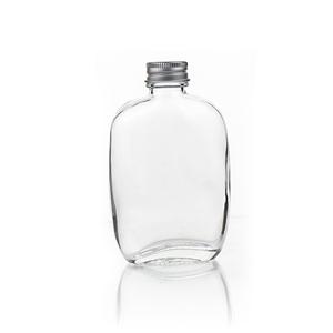 100ml clear glass beverage bottle, 70mm dia.x 118mm h 100ml clear glass beverage bottle, 70mm dia.x 118mm h