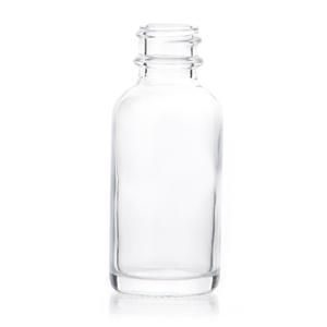 1oz/30ml flint boston round bottle, 33mm dia.x 79mm h