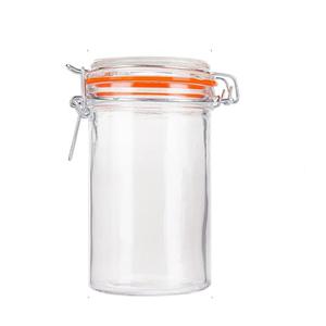 Clip top glass jar, 85mm dia.x 150mm h Clip top glass jar, 85mm dia.x 150mm h