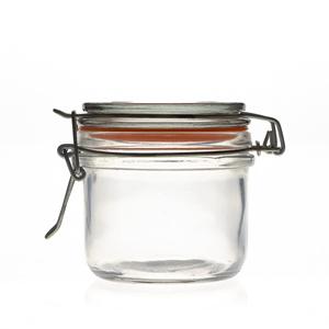 Glass preserve jar, 78mm dia.x 87mm h
