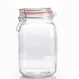 Clip top glass jar, 110mm dia.x 145mm h Clip top glass jar, 110mm dia.x 145mm h