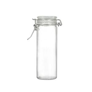 Cylinder clip top glass jar 120ml, 43mm dia.x 130mm h Cylinder clip top glass jar 120ml, 43mm dia.x 130mm h