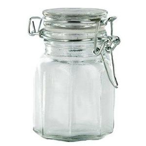 Glass canning storage jars 100ml, 52mm dia.x 84mm h