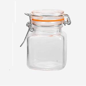Canning jar storage square 100ml, 52mm dia.x 80mm h