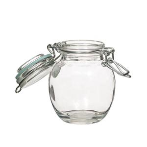 Clip top glass jar 120ml, 63mm dia.x 89mm h