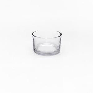 Glass candle holder, 52mm dia.x 32mm h