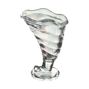 Ice cream bowls glass, 83mm dia.x 180mm h