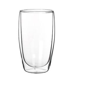 Double walled beer glass, 87mm dia.x 148mm h