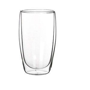 Double walled beer glass, 87mm dia.x 148mm h