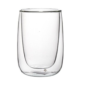Double walled beer glass, 115mm dia.x 70mm h