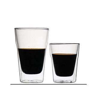 Double walled beer glass, 93mm dia.x 146mm h