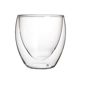 Double walled beer glass, 88mm dia.x 93mm h