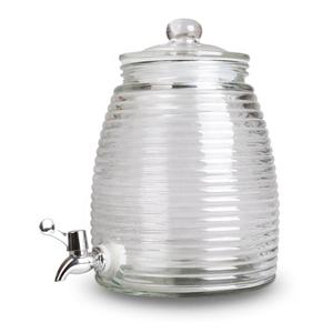 Glass beverage dispenser, 250mm dia.x 370mm h