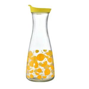 Glass carafe wine decanter, 100mm dia.x 240mm h