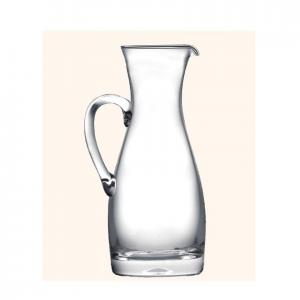 Glass decanter, 105mm dia.x 258mm h