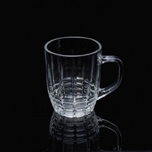 Glass tea tumbler, 72mm dia.x 88mm h