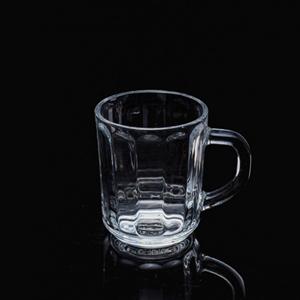 Glass coffee mug, 72mm dia.x 88mm h