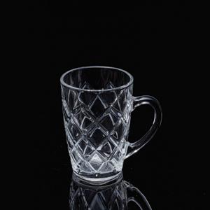Coffee cups glass, 69mm dia.x 92mm h
