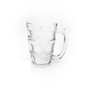 Glass cup, 82mm dia.x 120mm h
