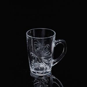 Mugs glass, 69mm dia.x 92mm h