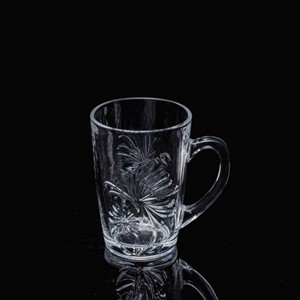 Mugs glass, 69mm dia.x 92mm h