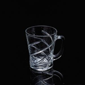 Glass tumbler, 80mm dia.x 97mm h
