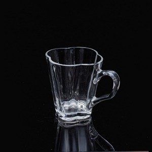 Glass mug, 85mm dia.x 89mm h