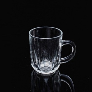 Coffee glass mugs, 75mm dia.x 90mm h