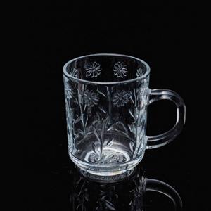 Glass mug, 72mm dia.x 88mm h