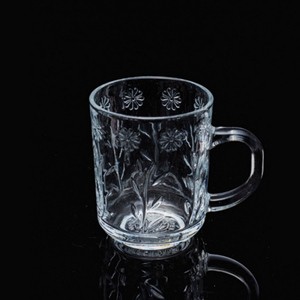 Glass mug, 72mm dia.x 88mm h