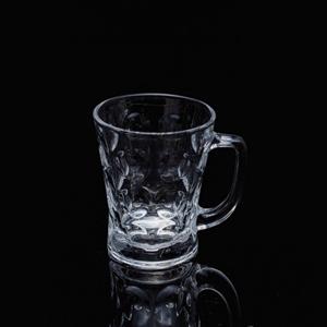 Glass tea tumbler, 80mm dia.x 97mm h